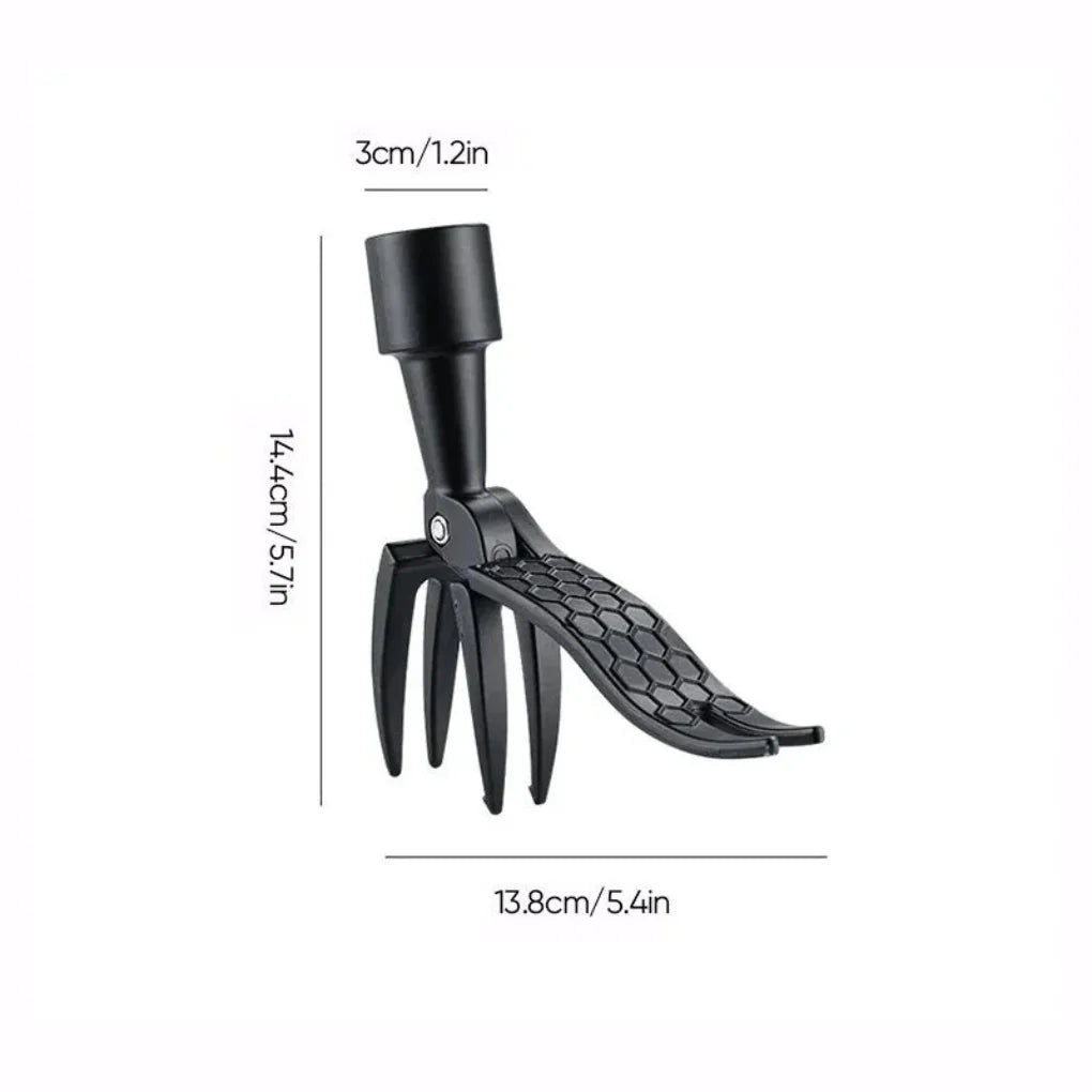 Roestvrijstalen verstelbare onkruidverwijderaar met lange steel en afneembaar blad