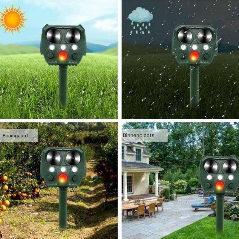 Ultrasoon katten-, honden-, vossen- en rattenafweermiddel