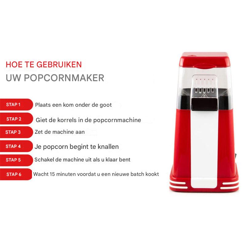 1200W elektrische popcornmachine