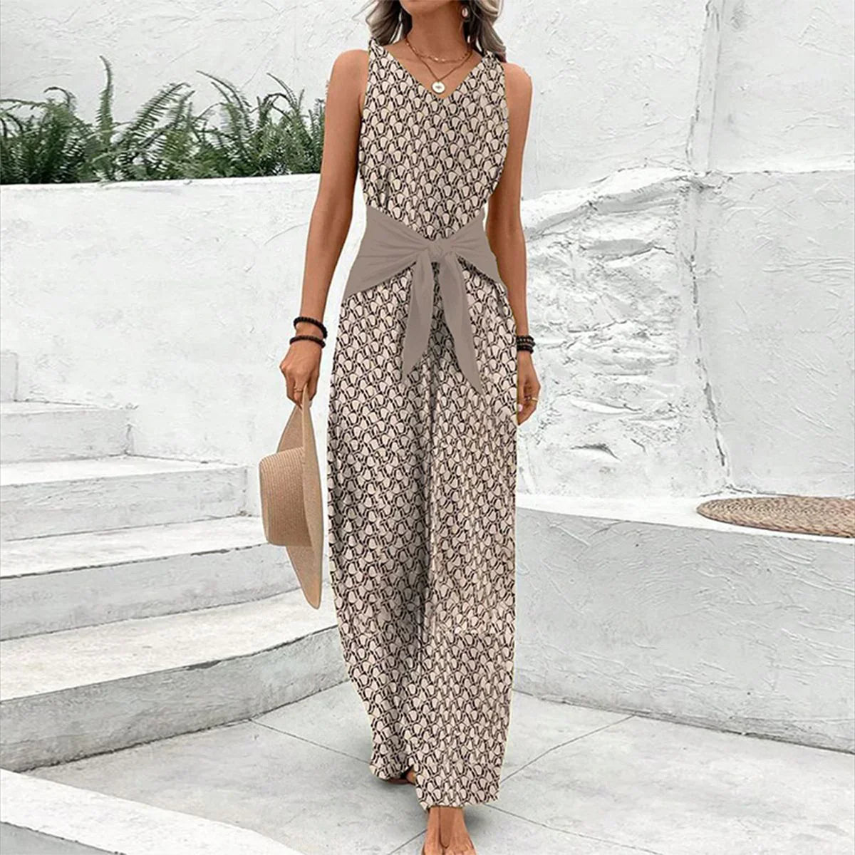 Elegante Jumpsuit met Print
