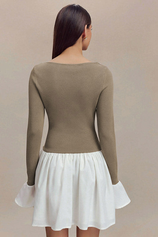 Elegante Mini-jurk met Ballon Rok