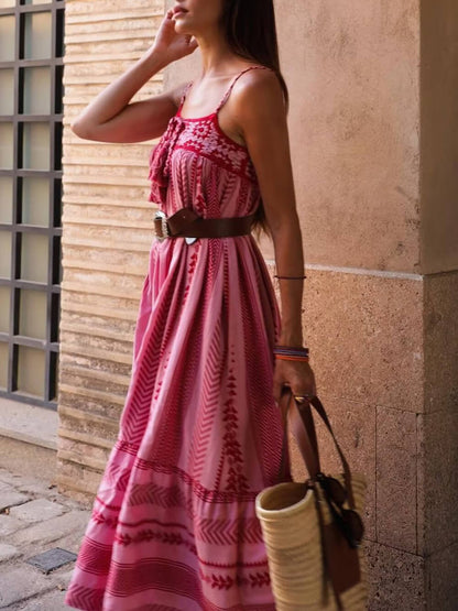 Terracotta Maxi Jurk