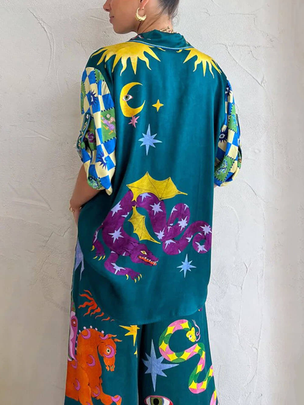 Co-Ord Set met Hemelprint