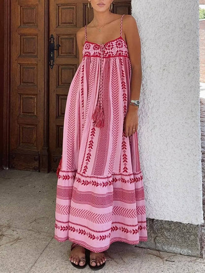 Terracotta Maxi Jurk