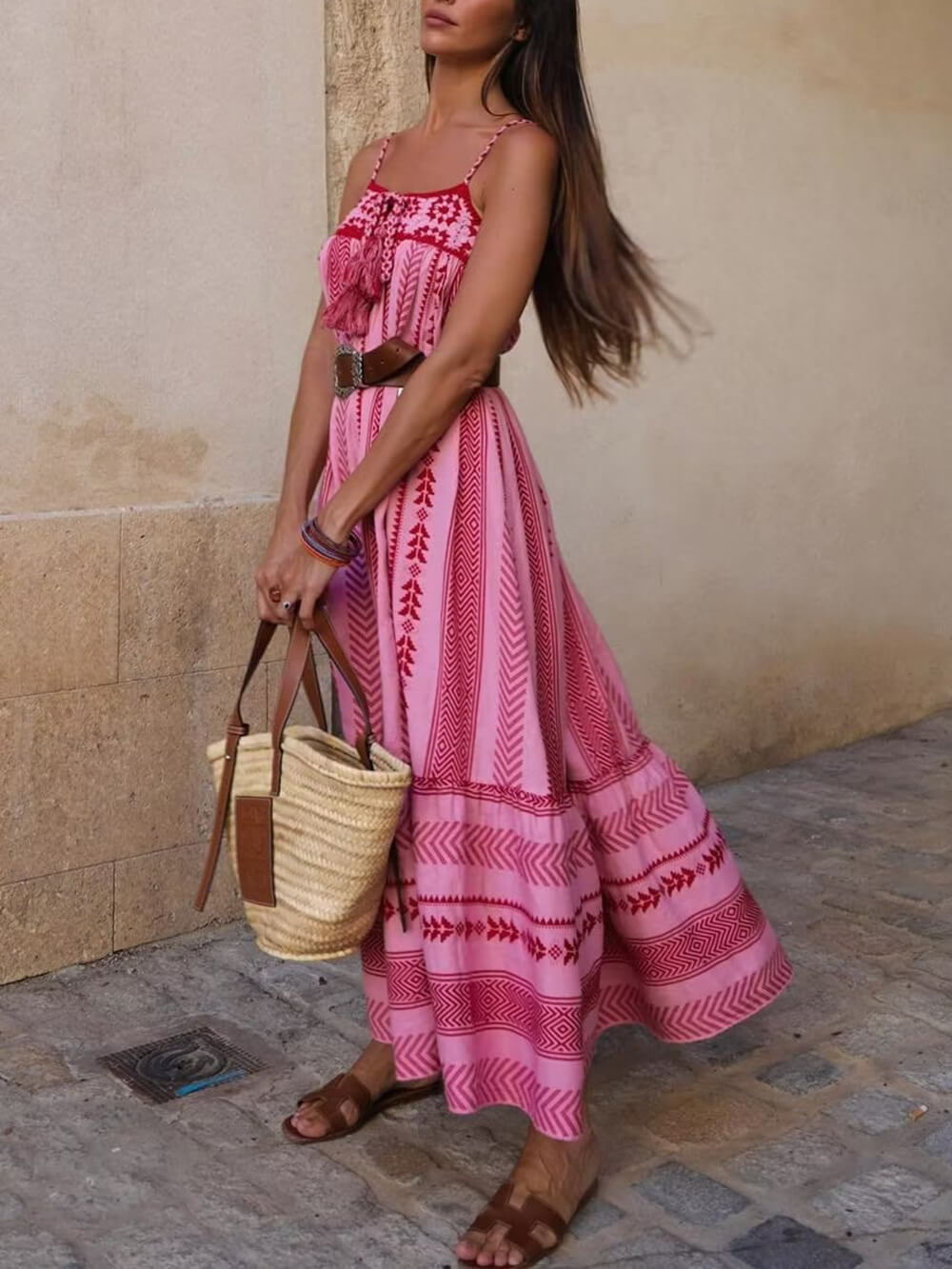 Terracotta Maxi Jurk