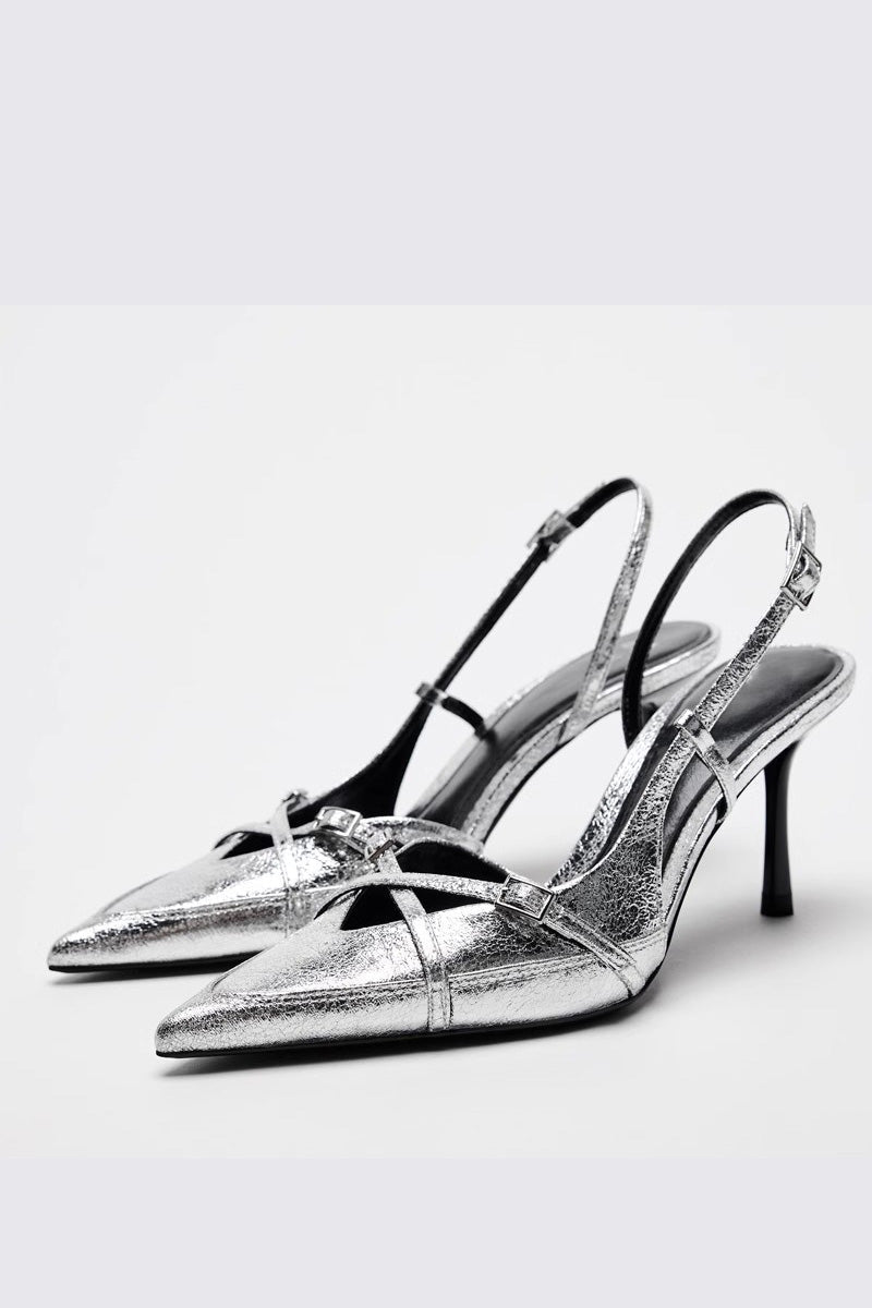 Slingback Pumps met Bandjes