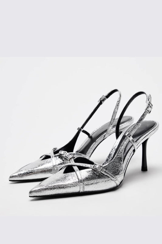 Slingback Pumps met Bandjes
