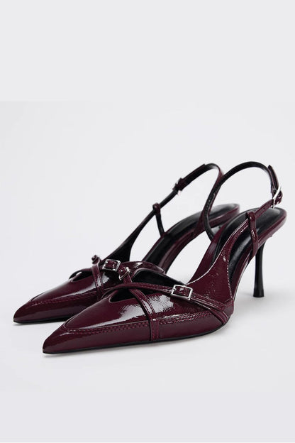Slingback Pumps met Bandjes