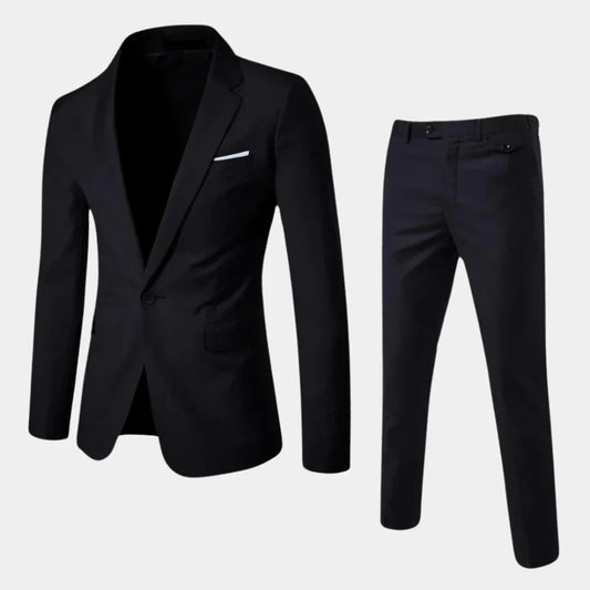 Elegant herenpak met blazer en broek