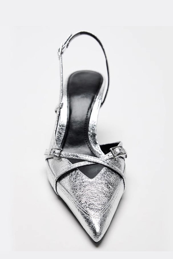 Slingback Pumps met Bandjes