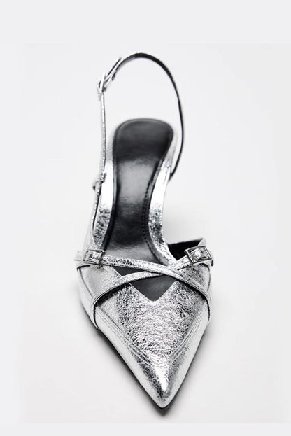 Slingback Pumps met Bandjes