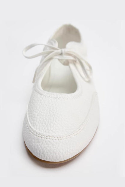 Ballerina's met Vetersluiting