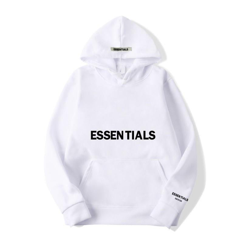 Warme fleece hoodie met letterprint Gezellig comfort ontmoet urban stijl