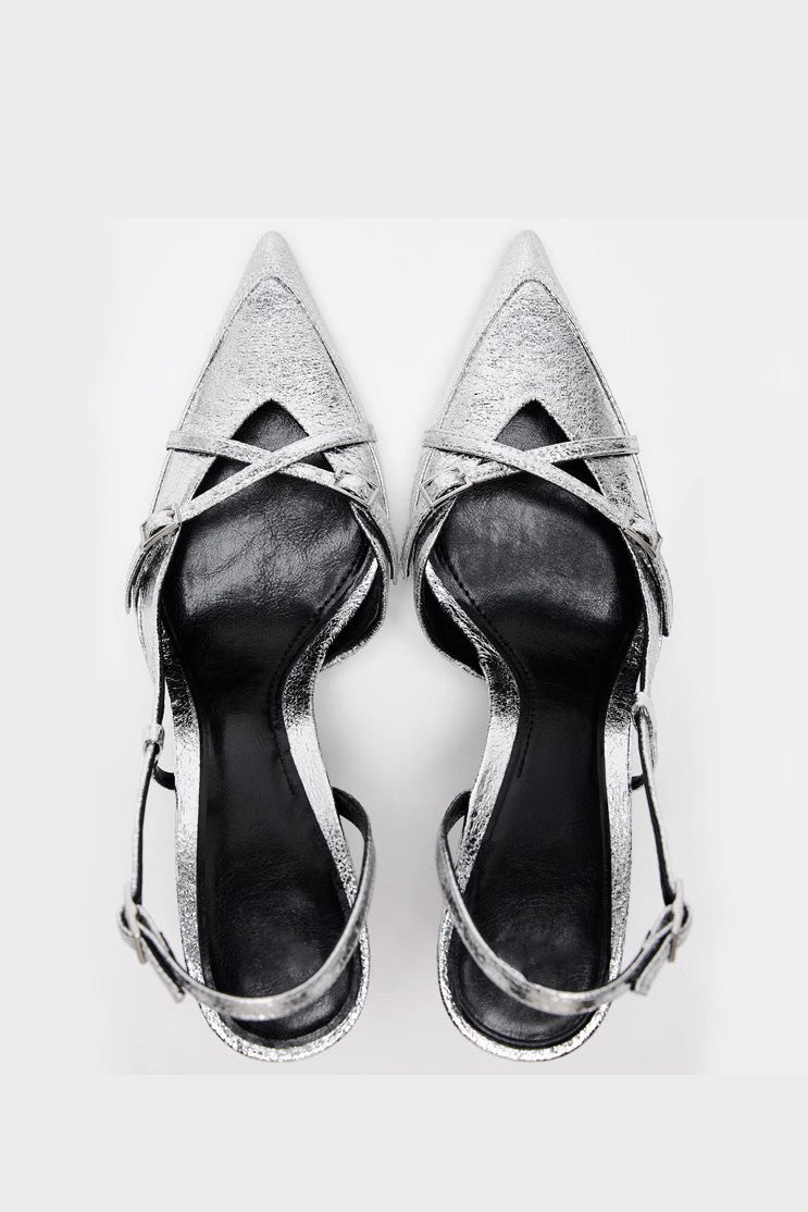 Slingback Pumps met Bandjes