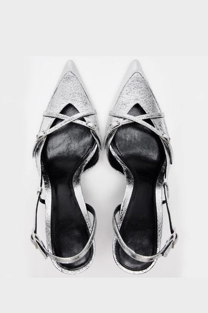 Slingback Pumps met Bandjes