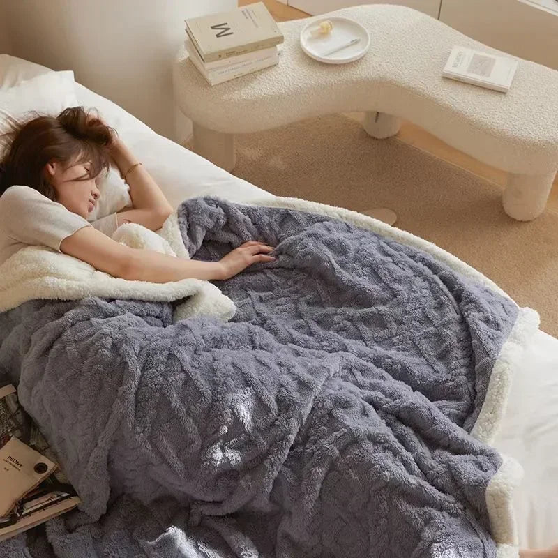 Winterlamwollen deken: ultieme warmte en comfort voor koudere dagen