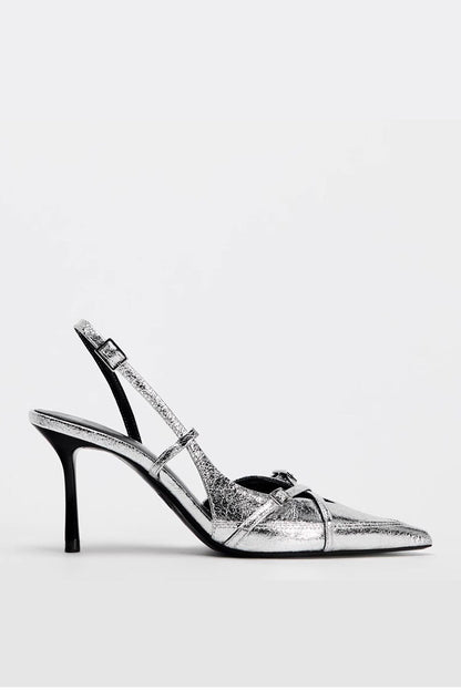 Slingback Pumps met Bandjes