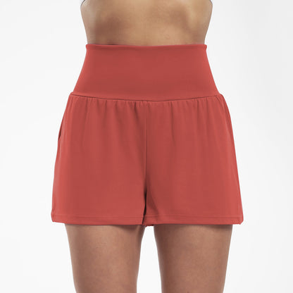 Yogashorts met hoge taille