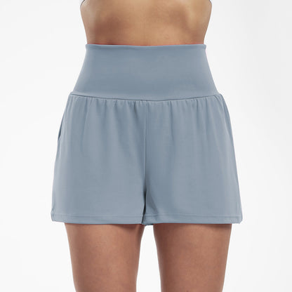Yogashorts met hoge taille