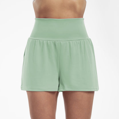 Yogashorts met hoge taille