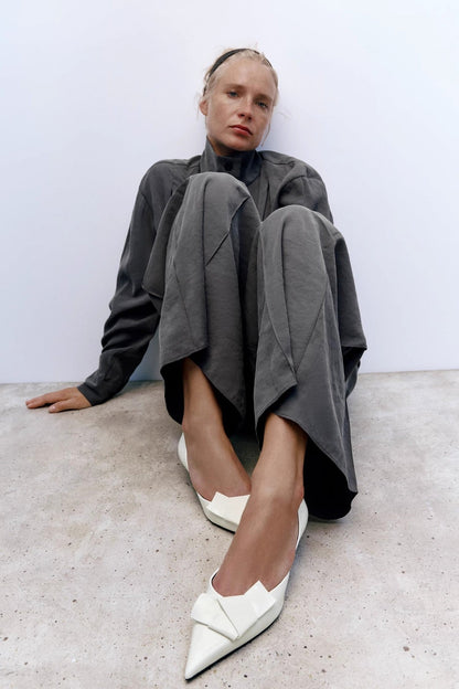 Metallic Pumps met Strikaccent