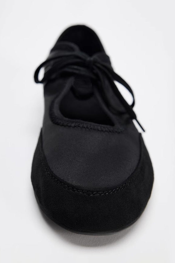 Ballerina's met Vetersluiting