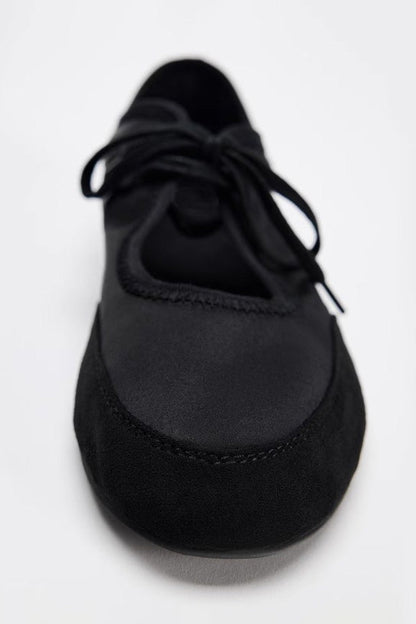 Ballerina's met Vetersluiting