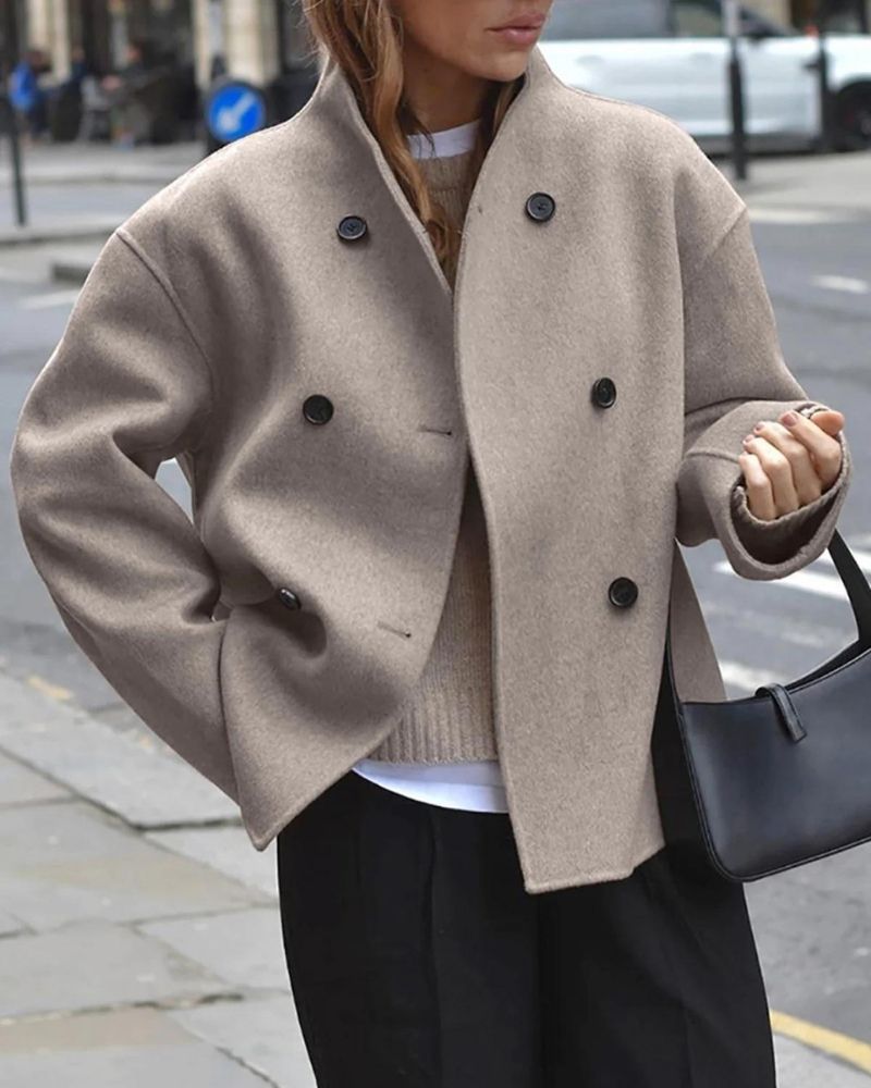 Sportief en elegante korte jas