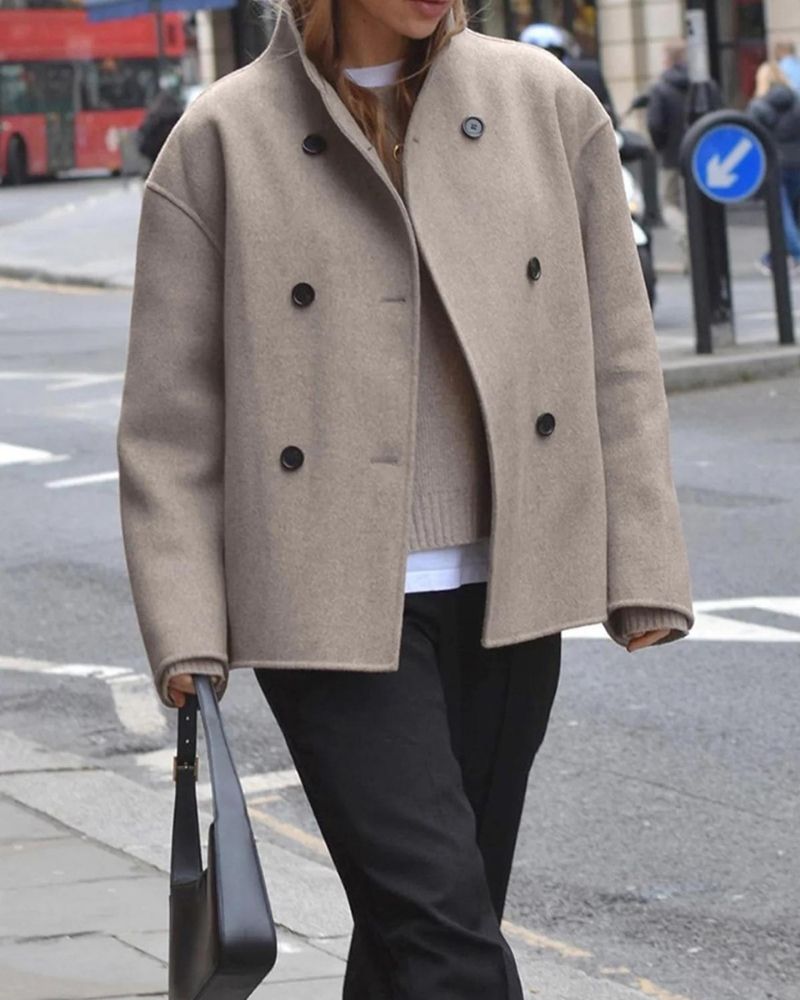 Sportief en elegante korte jas