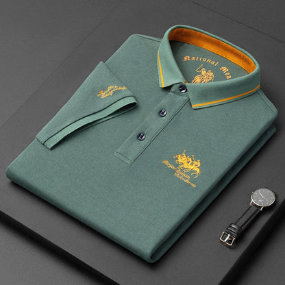 Casual poloshirt met knoopjes voor heren