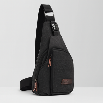 Compacte crossbody-borsttas