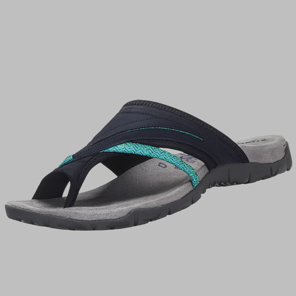 Comfort-sandalen met gekruiste banden