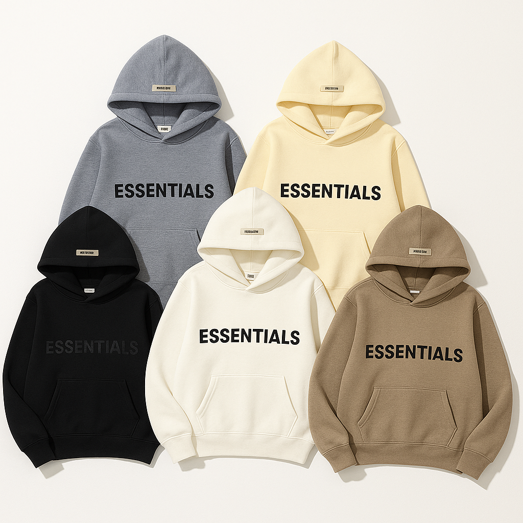 Warme fleece hoodie met letterprint Gezellig comfort ontmoet urban stijl