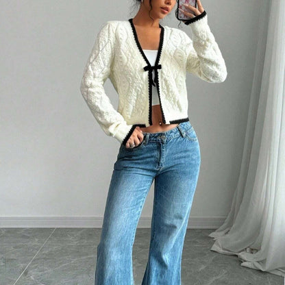 Chique vest met Strik