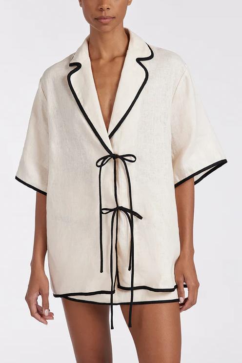 Kimono korte broek met striksluiting