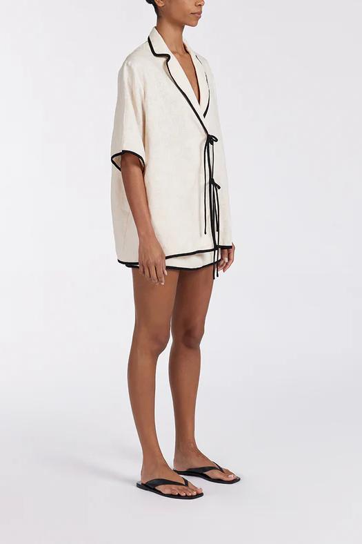 Kimono korte broek met striksluiting