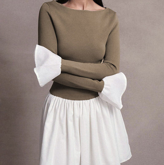 Elegante Mini-jurk met Ballon Rok