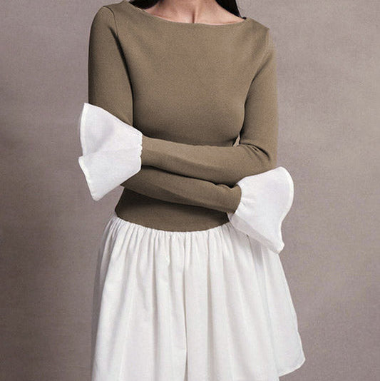 Elegante Mini-jurk met Ballon Rok