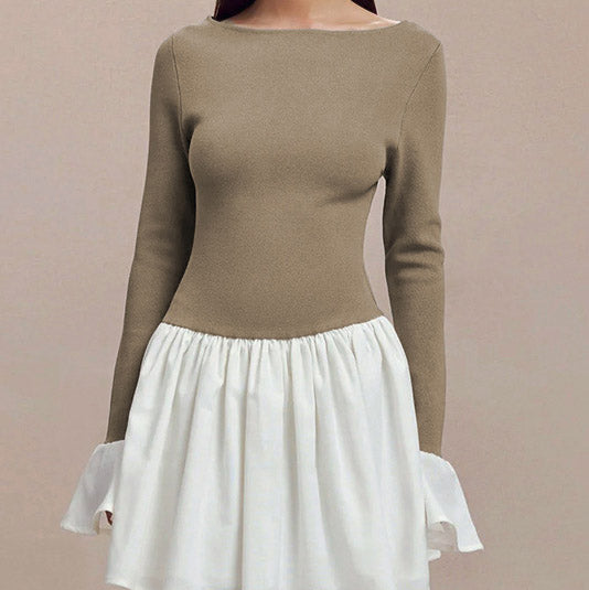 Elegante Mini-jurk met Ballon Rok