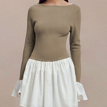 Elegante Mini-jurk met Ballon Rok