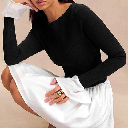 Elegante Mini-jurk met Ballon Rok