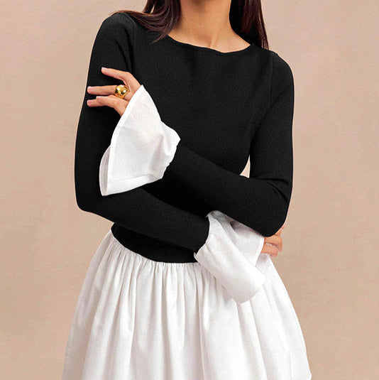 Elegante Mini-jurk met Ballon Rok