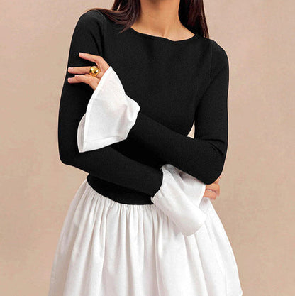 Elegante Mini-jurk met Ballon Rok