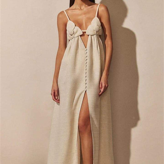 Boho maxi jurk met split