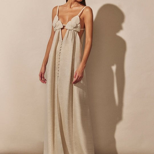 Boho maxi jurk met split