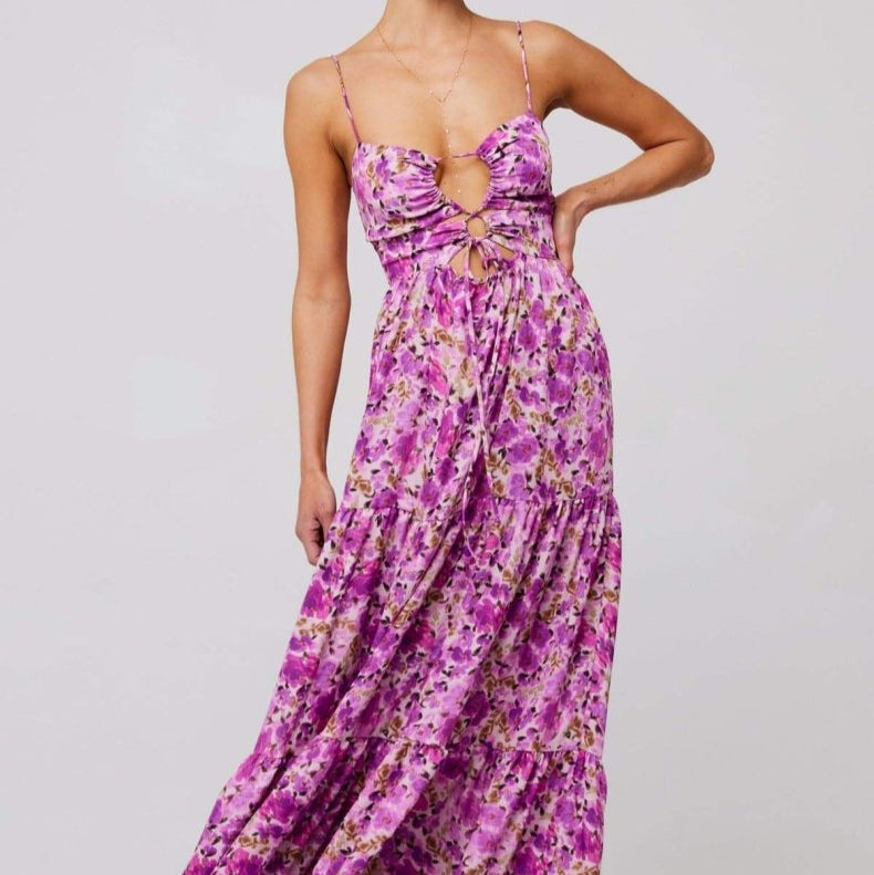 Lange Jurk met Bloemenprint