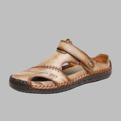 Comfortabele leren sandalen voor heren Comfort voor zomerse avonturen