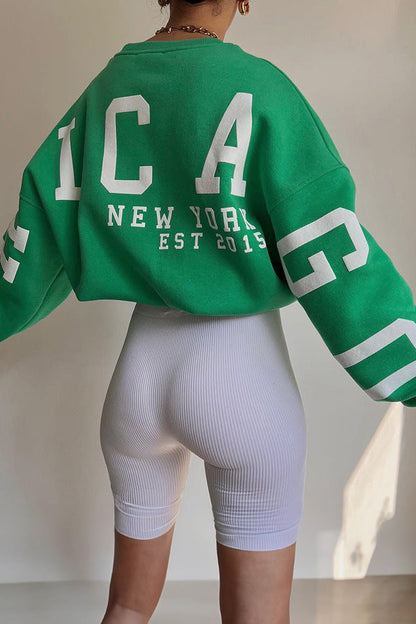 Stylish oversized trui