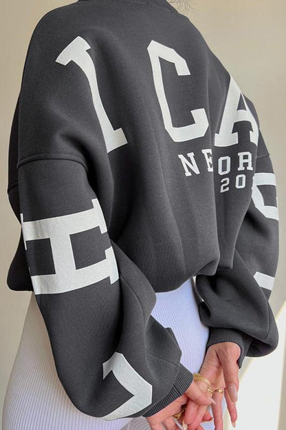 Stylish oversized trui