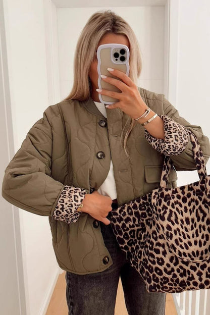 Gewatteerd Jack met Knopen